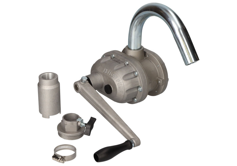 DENIOS Križna Ručna Pumpa Od Aluminijuma Sa Pocinkovanom Potopnom Cevi 1 L/Obrtaj