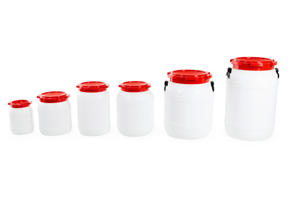 Weithalsfass WH 6 aus Polyethylen 6 L Volumen 198 x 265 mm DENIOS 129122W