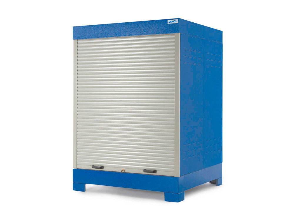 Denios Čelik Depo za Opasne Materije sa Rolo Vratima 1400x1410x1960mm Plava