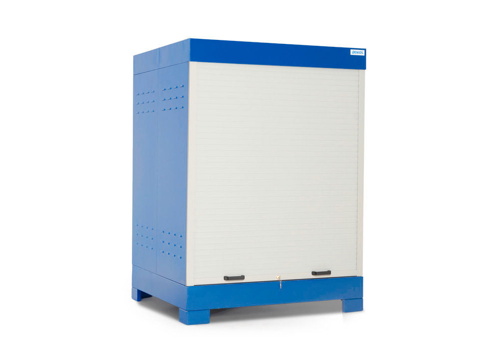 Denios Čelik Depo za Opasne Materije sa Rolo Vratima 1400x1410x1960mm Plava
