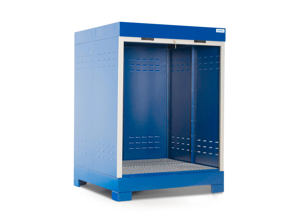 Denios Čelik Depo za Opasne Materije sa Rolo Vratima 1400x1410x1960mm Plava