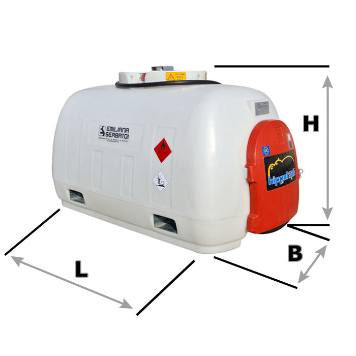 Mobilna Dizel Pumpna Stanica Tip Hippo 960 Litara 12 V Emiliana 294223W