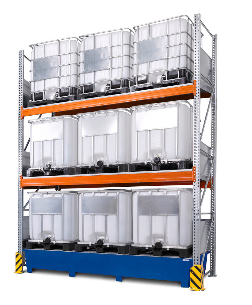 Regal Za Opasne Materije DENIOS 305418W Osnovno Polje 3 Lagerebene 3500x1300x4400mm
