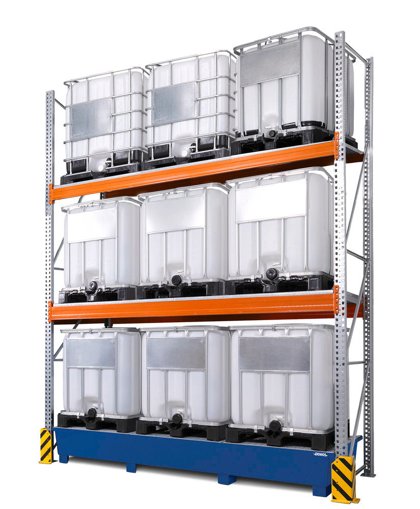 Regal Za Opasne Materije DENIOS 305418W Osnovno Polje 3 Lagerebene 3500x1300x4400mm