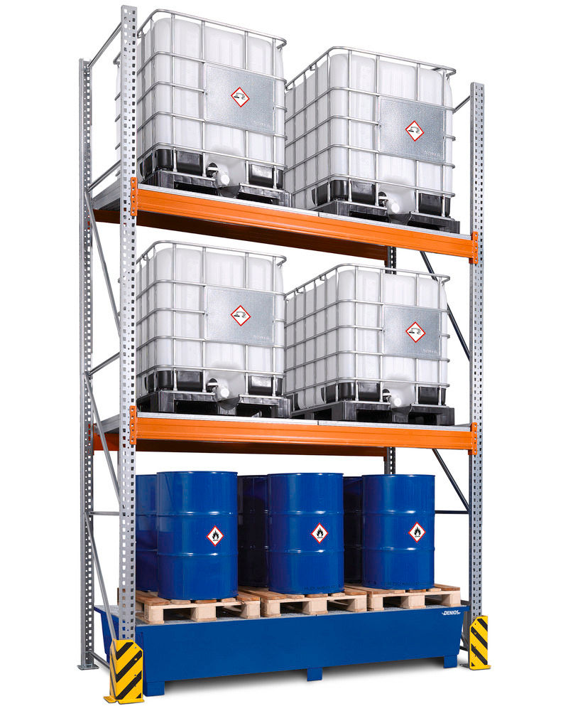 Regal Za Opasne Materije DENIOS 305416W Osnovno Polje 3 Lagerebene 2900x1300x4400mm
