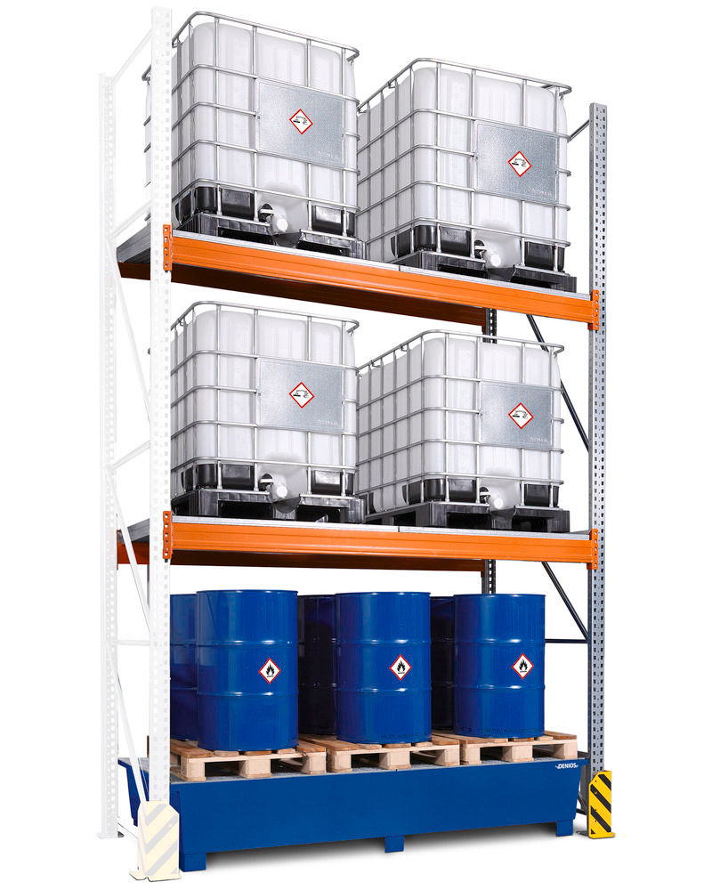Regal Za Opasne Materije DENIOS 305417W Dodatno Polje 3 Lagerebene 2800x1300x4400mm