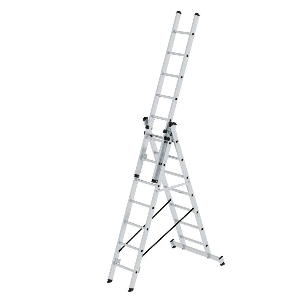 MUNK Aluminijumske Višenamenske Merdevine 3 x 7 Prečki 305124W