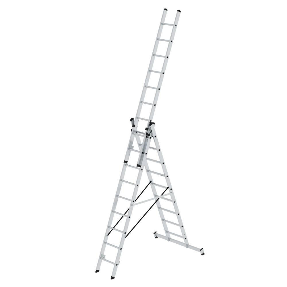 MUNK Aluminijumske Višenamenske Merdevine 3 x 9 Prečaga 305125W