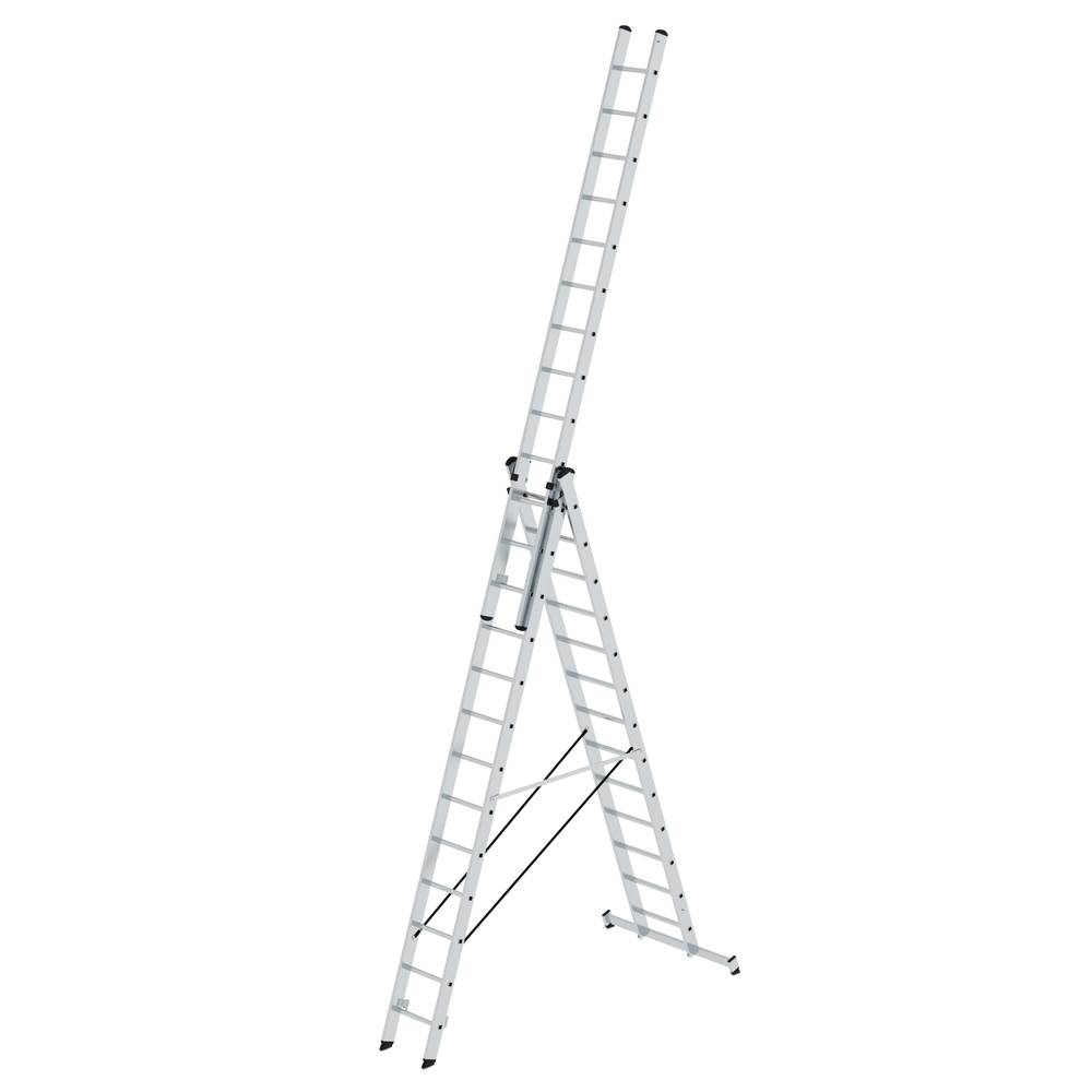 MUNK Aluminijumske Višenamenske Merdevine 3 x 13 Prečki 305127W