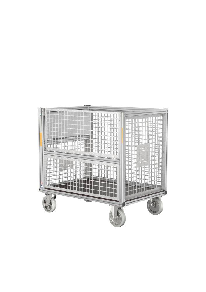Aluminijumski Roll Kontejner sa Rešetkastom Kutijom Visoki 1200 x 800 x 1180 mm DENIOS 305157W