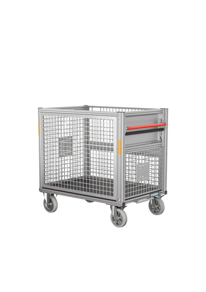Aluminijumski Roll Kontejner sa Rešetkastom Kutijom Visoki 1200 x 800 x 1180 mm DENIOS 305157W