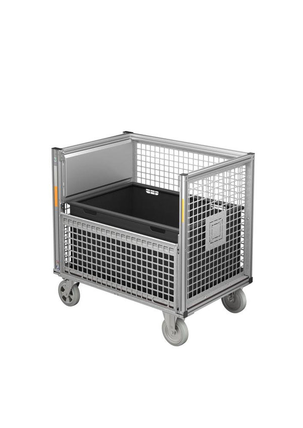 Aluminijumski Roll Kontejner sa Rešetkastom Kutijom Visoki 1200 x 800 x 1180 mm DENIOS 305157W