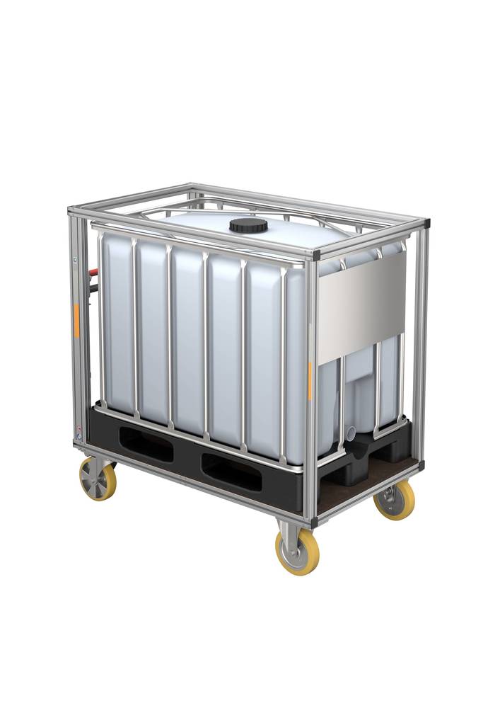 Aluminijumski Roll Kontejner za IBC sa Tankom 640 L 1350 x 800 x 1340 mm DENIOS 305158W