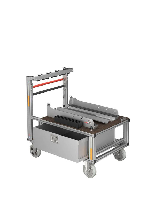 Aluminijumski Roll Kontejner za Usisna Creva 1200 x 800 x 1185 mm DENIOS 305165W