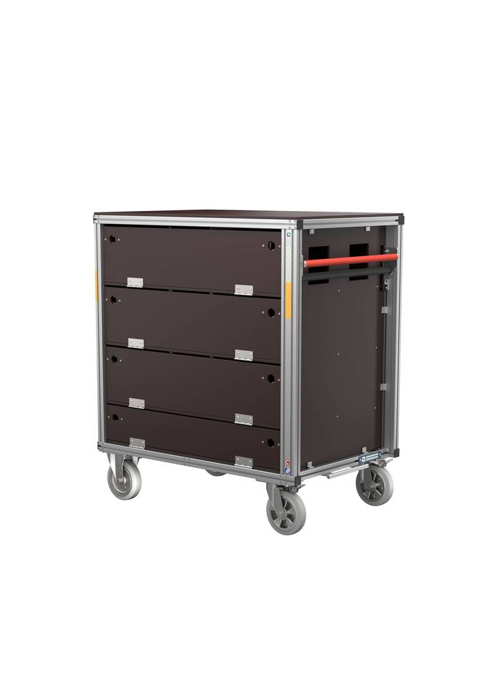 Aluminijumski Transportni Kolica za Zaštitnu Opremu za Disanje 1200 x 800 x 1370 mm DENIOS 305166W