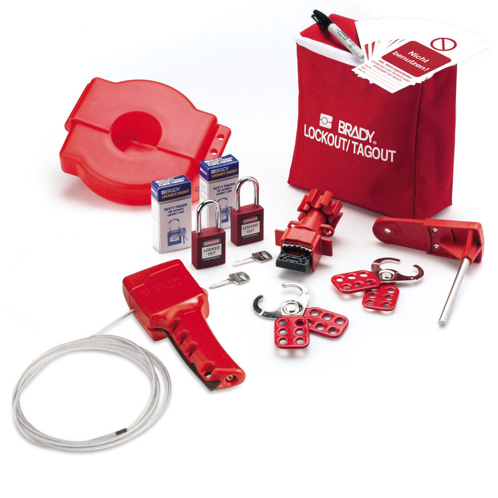 Brady Mali Podesivi Lockout Set za Ventile 308001W