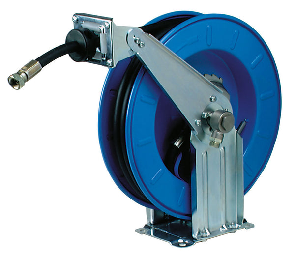 DENIOS Automatski Motalica za Crevo Čelični Lim 460 x 460 x 180 mm 148393W
