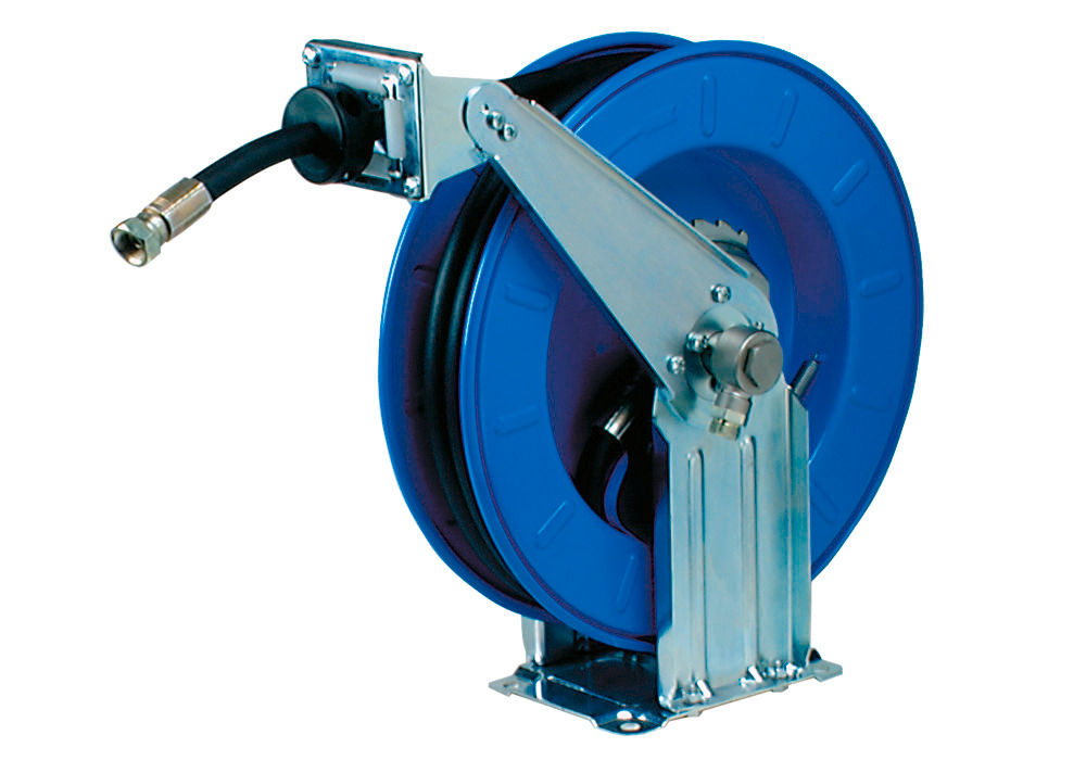 DENIOS Automatski Motalica za Crevo Čelični Lim 440 x 460 x 180 mm 308346W