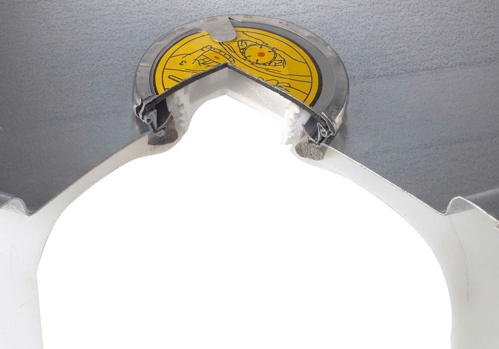 Sigurnosni Kombinovani Kontejner od Čelika sa PE Uloškom 230 x 200 mm Plavi DENIOS 217945W