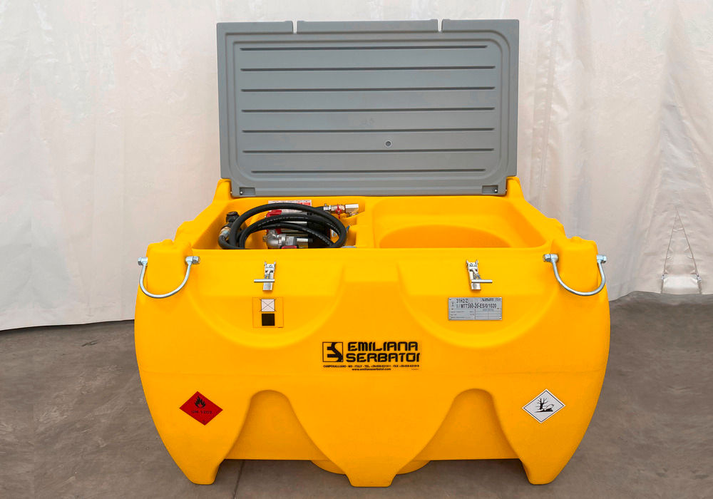 Mobilna Kombi Stanica za Dizel i AdBlue 900 + 100 Litara sa Pumpom 12 V Emiliana 294220W