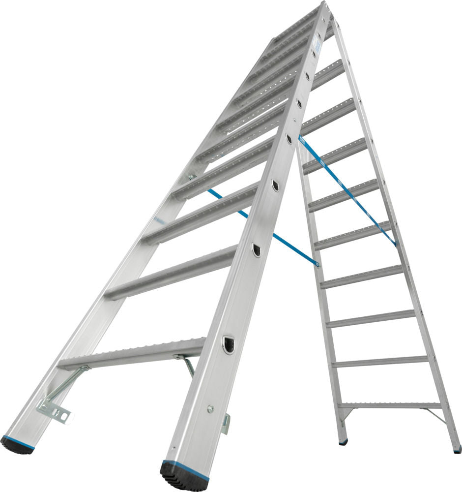 KRAUSE Samostojeća Merdevina sa Gazištima R13 Aluminijum 2 x 10 Gazišta 307630W