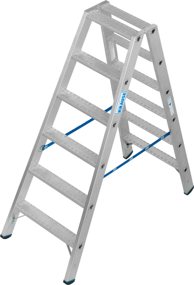 KRAUSE Samostojeća Merdevina sa Gazištima Aluminijum 2 x 6 Gazišta 307627W