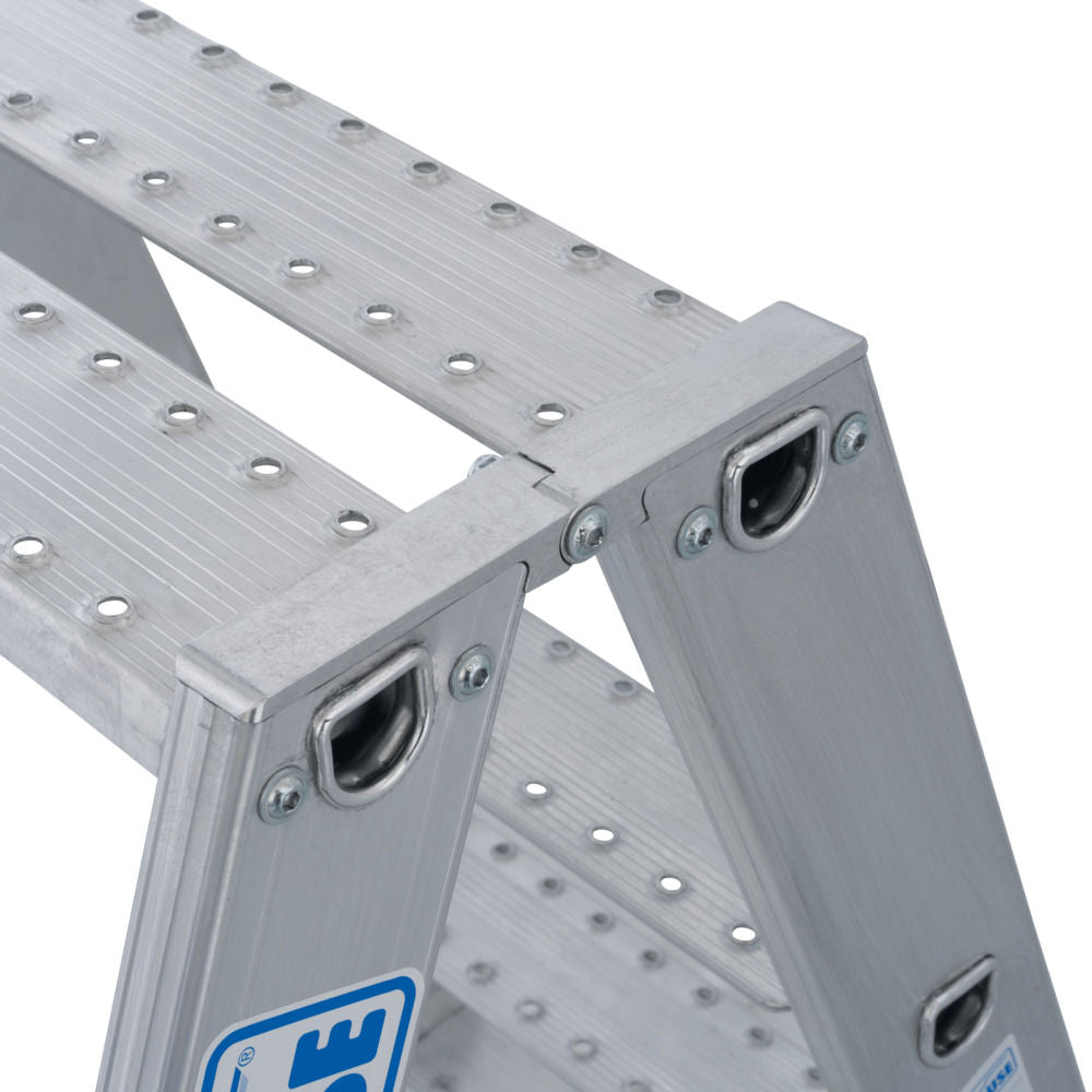 KRAUSE Samostojeće merdevine sa gazištima Aluminijum 2 x 3 gazišta 307624W
