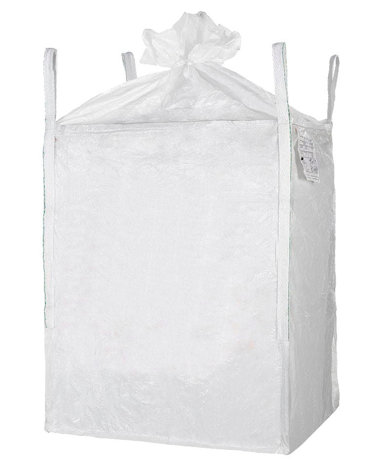 Big Bag SF 5:1 za Azbest Gornja Zaštitna Navlaka Zatvoreno Dno 90 x 90 x 110 cm Nosivost 1000 kg DENIOS 173997W Bela