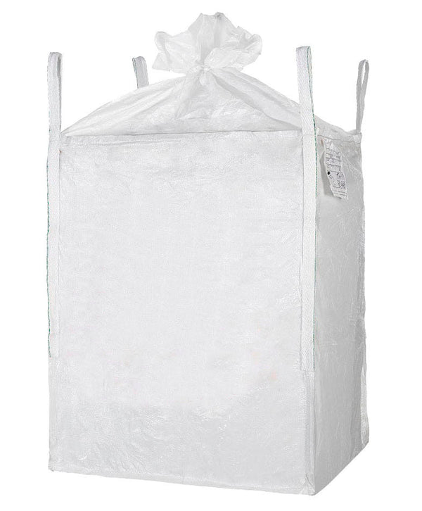 Big Bag SF 5:1 za Azbest Gornja Zaštitna Navlaka Zatvoreno Dno 90 x 90 x 110 cm Nosivost 1000 kg DENIOS 173997W Bela