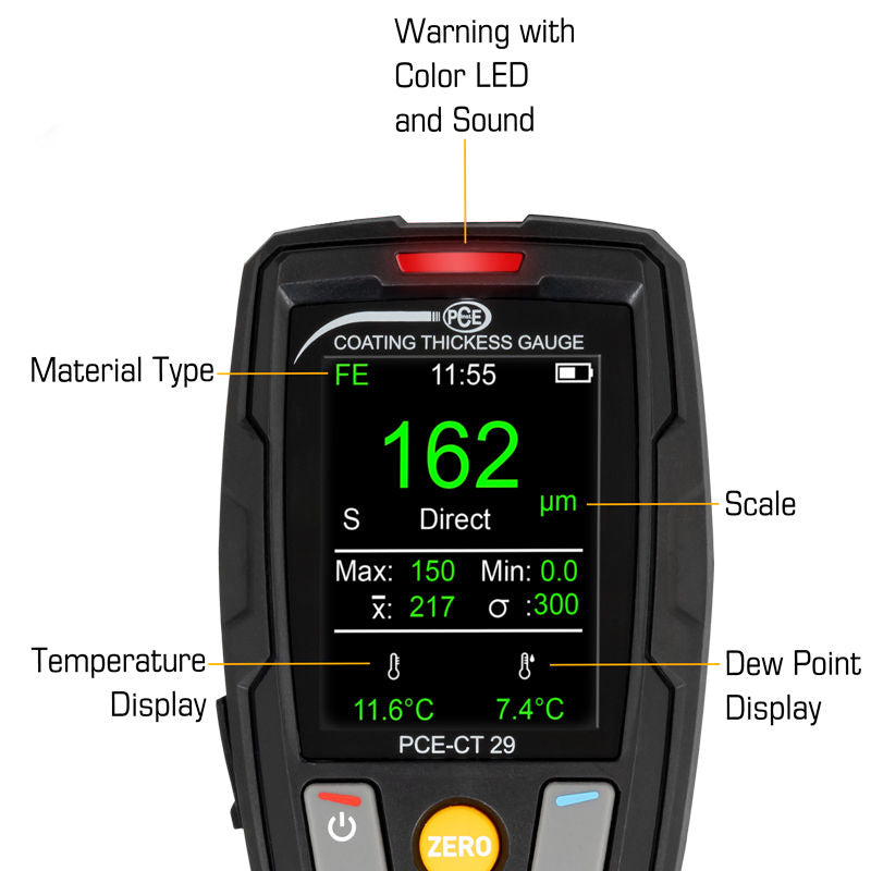 PCE Instruments Merač Debljine Sloja PCE-CT 29 307486W