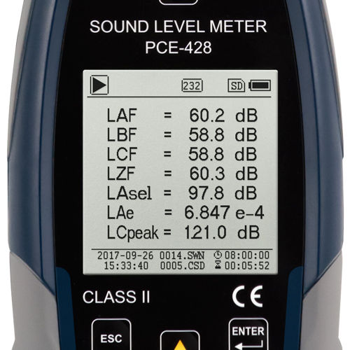PCE Instruments Merač Nivoa Zvuka PCE-428 307448W