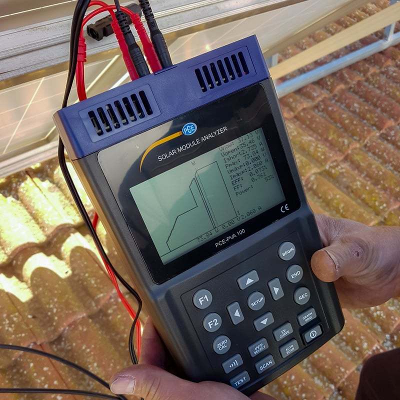 PCE Instruments Merač Solarnih Ćelija PCE-PVA 100 307560W
