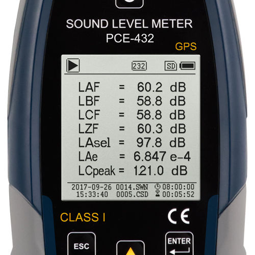 PCE Instruments Merač Nivoa Zvuka PCE-432 307458W