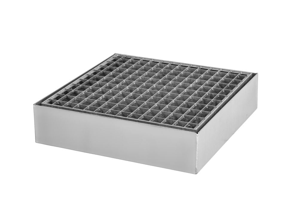 DENIOS Pocinkovani Čelik Bodenelement 115137W 20 Kapaciteta Srebrna