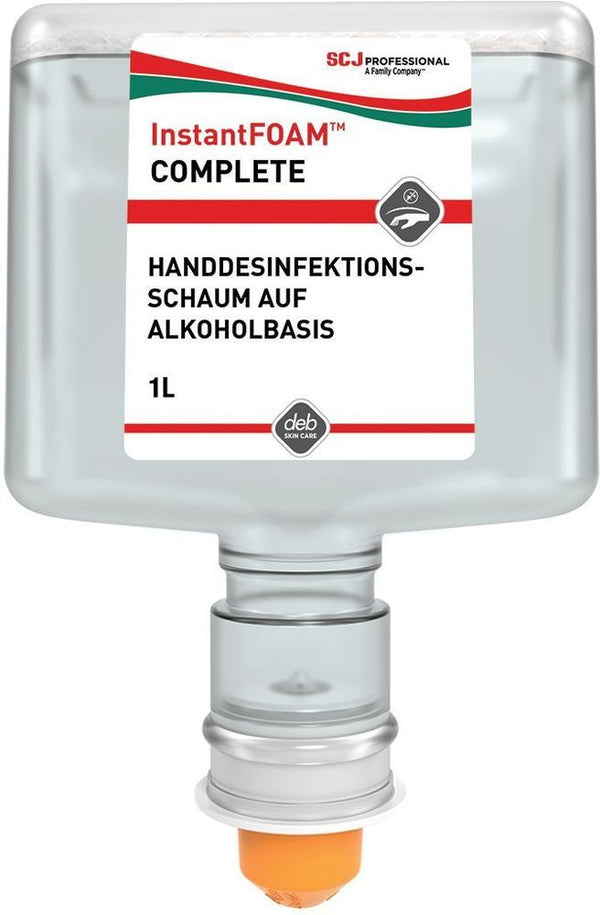 SCJohnson InstantFOAM™ COMPLETE Alkoholni Penasti Dezinficijens za Ruke 3 Kartridža po 1 L