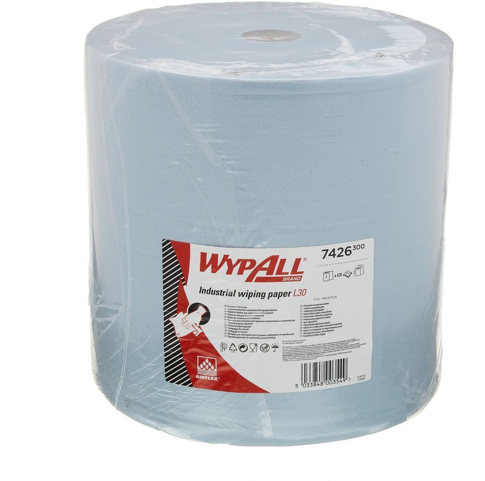 WypAll L30 Krpe za Čišćenje Plave 3-slojne Jumbo Rolna 670 Maramica