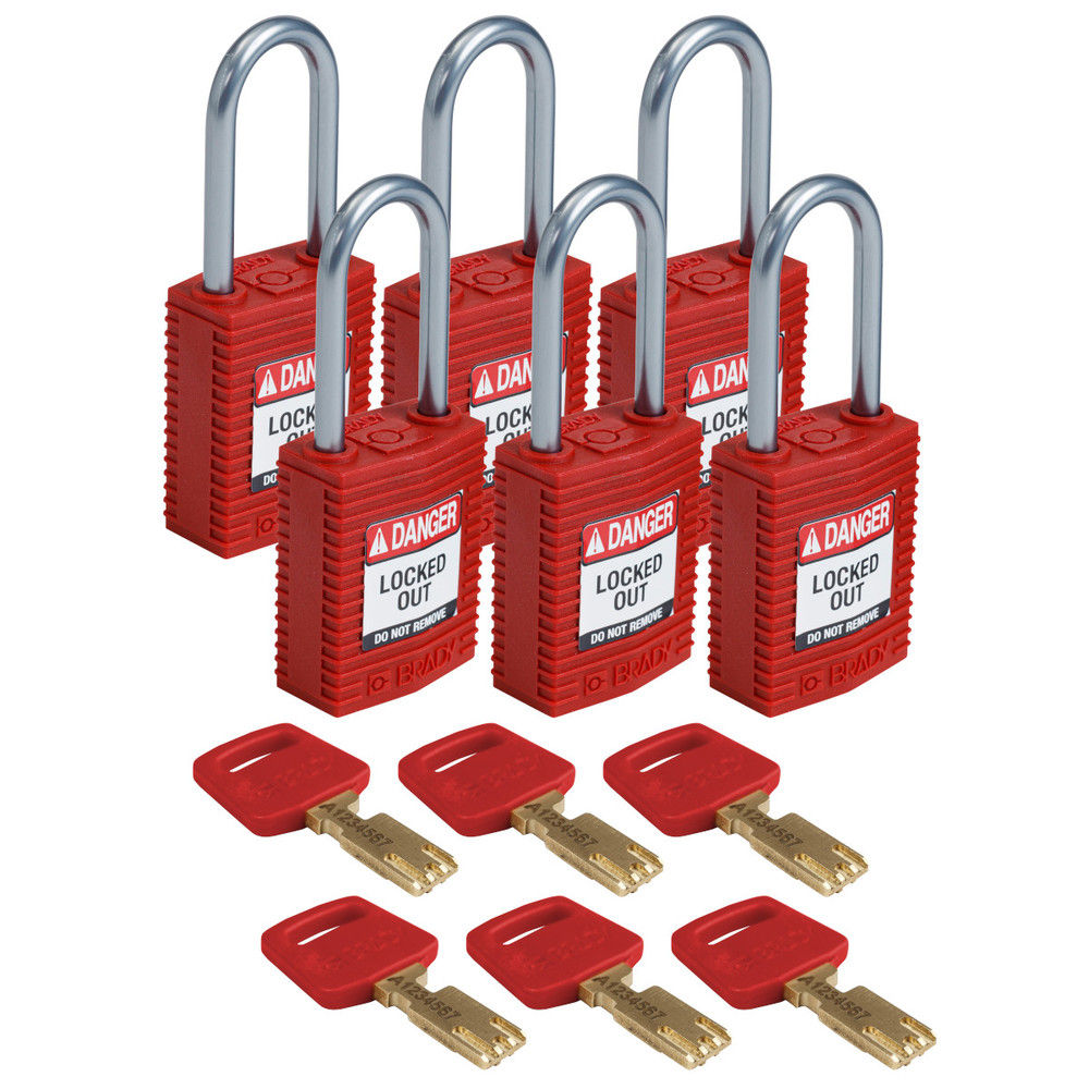 Brady Sigurnosni Katanci SafeKey Od Najlona 309106W