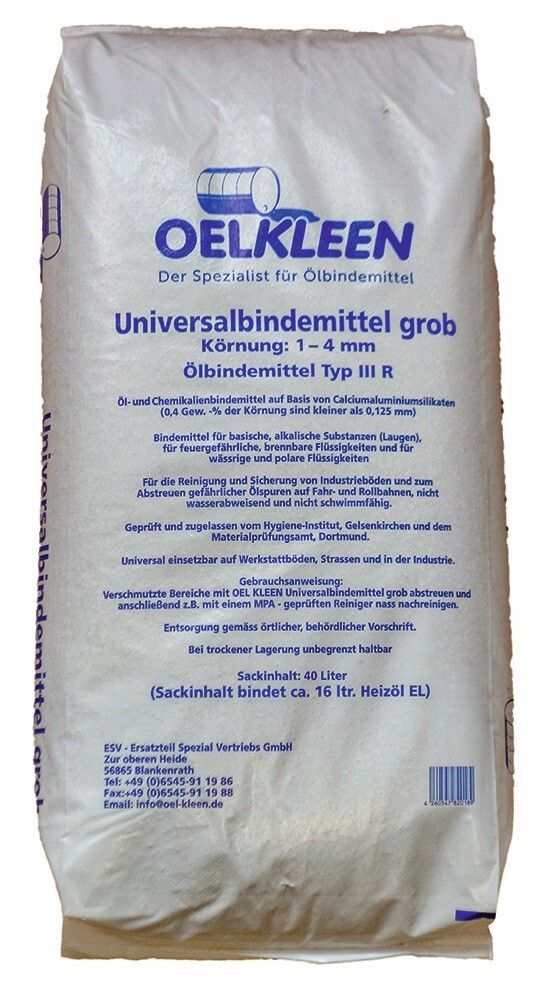 OEL-KLEEN Univerzalni Granulat Za Upijanje Grubi 720 Kg