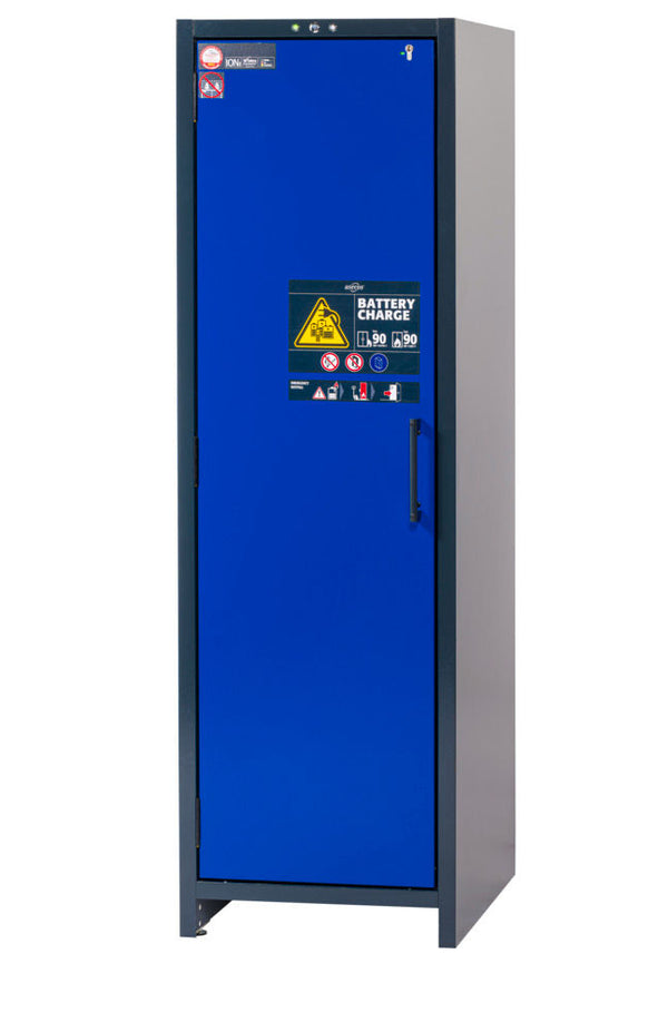 DENIOS Čelik asecos SmartStore-Core Orman za Punjenje Litijum-Jonskih Baterija 309965W 7 Polica Plava