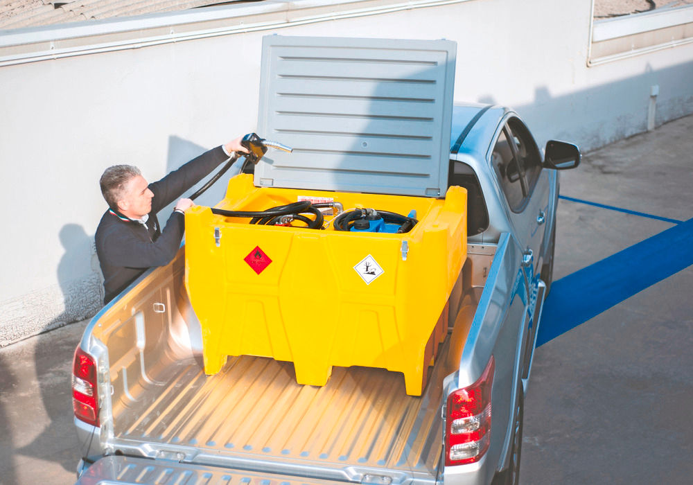 Mobilna kombi stanica za dizel i AdBlue Pick-Up 450 litara sa pumpom 12 V Emiliana 306123W