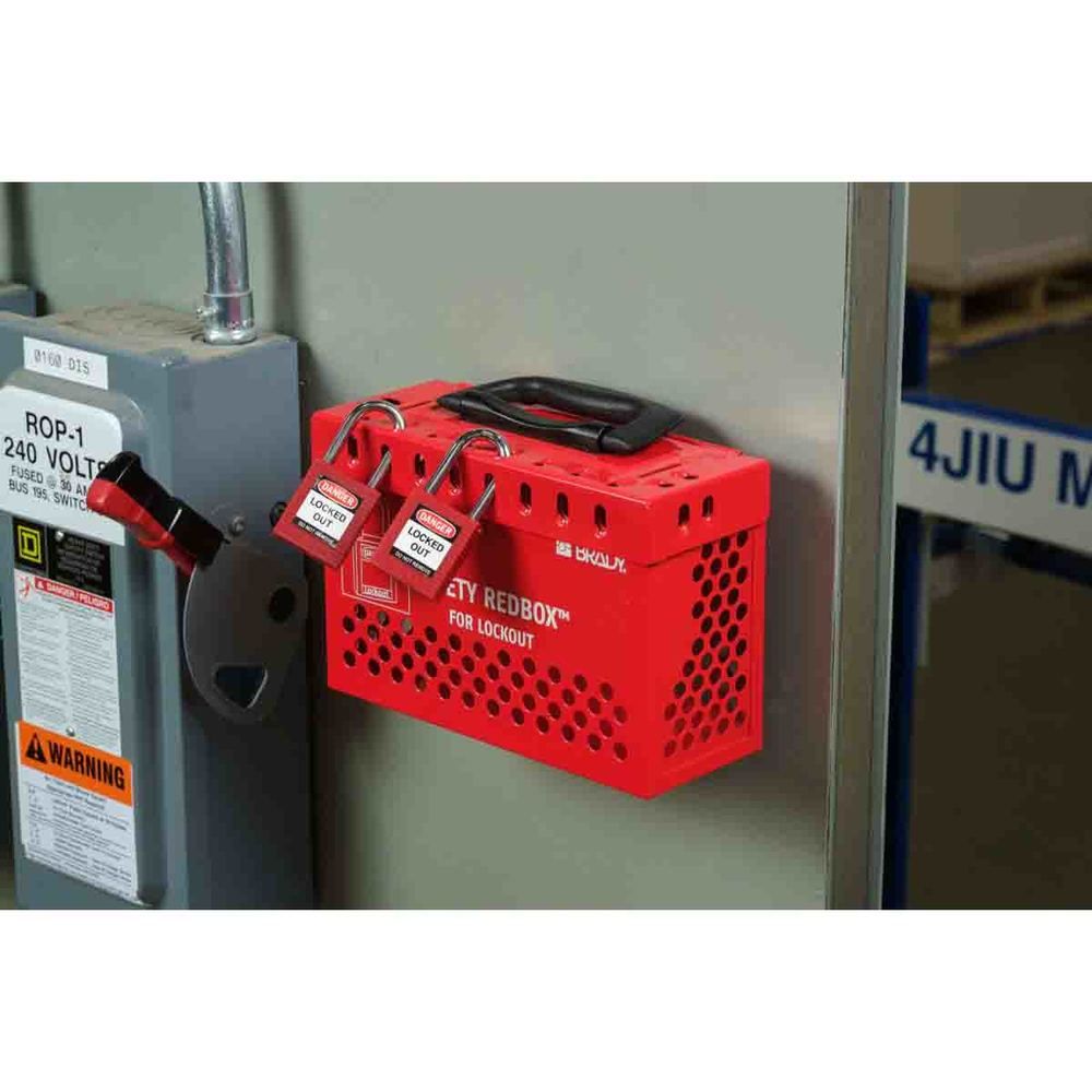 Brady REDBOX Kutija za Grupno Zaključavanje Crvena 311813W