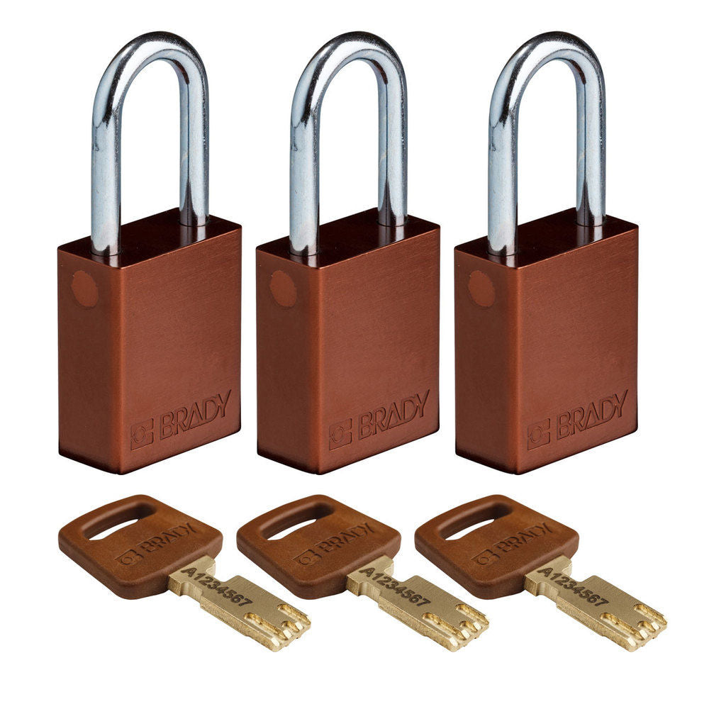 Brady Sigurnosni Katanci SafeKey Aluminijum 38,1 mm 311836W