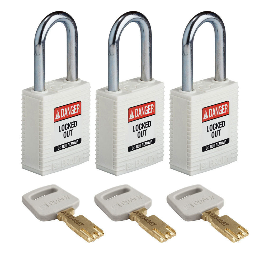 Brady Sigurnosni Katanci SafeKey Čelik Najlon 38,1 mm 311882W