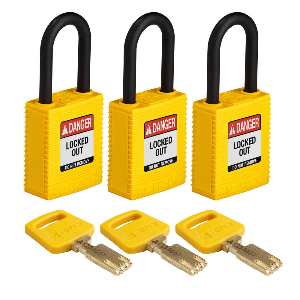 Brady Sigurnosni Katanci SafeKey Plastika 38,1 mm 311893W