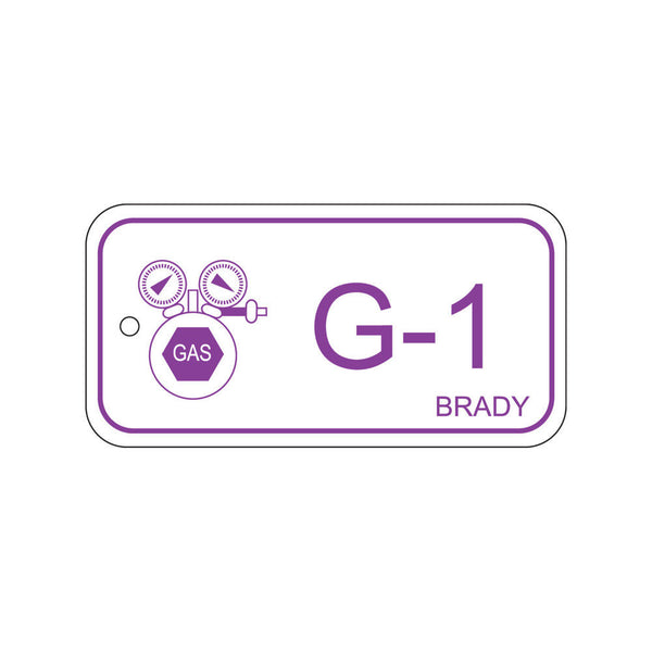 Brady Oznake za Izvore Energije Gas G-1 Polipropilen 311923W