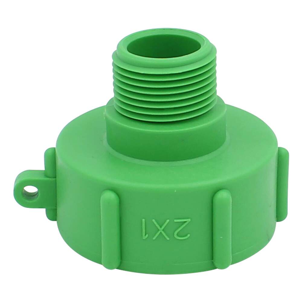IBC Adapter od Polipropilena (PP) sa Spoljnim Navojem G1 i Unutrašnjim Navojem S60x6 Pakovanje 3 Komada DENIOS 311462W