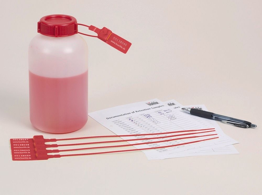 HDPE Boca sa Širokim Grlom za Plombiranje Transparentna 250 ml Pakovanje od 48 Komada DENIOS 309701W