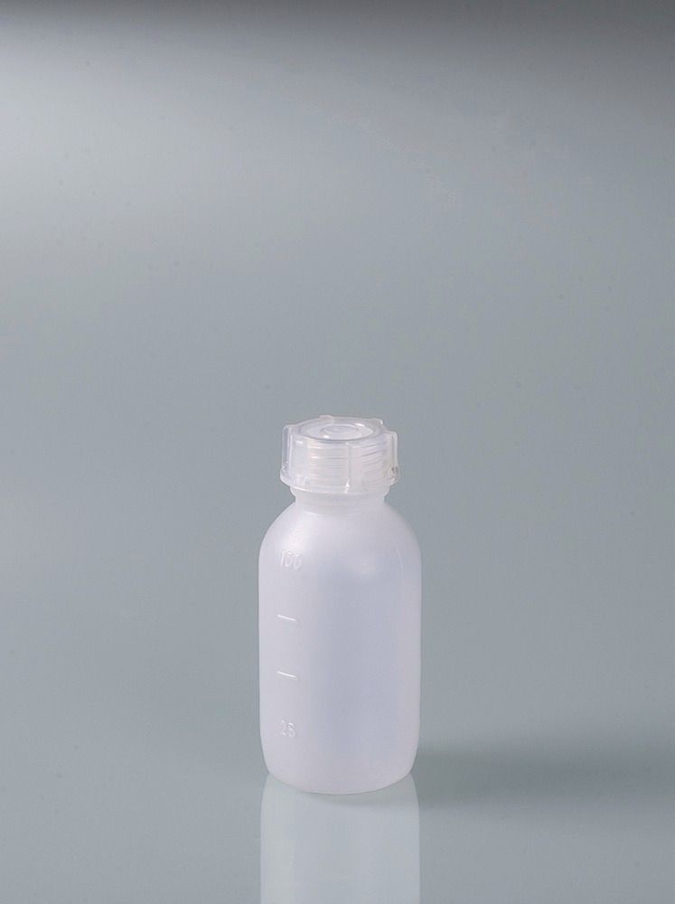 HDPE Boca sa Širokim Grlom sa Urezanom Skalom 100 ml Pakovanje od 96 Komada DENIOS 309697W