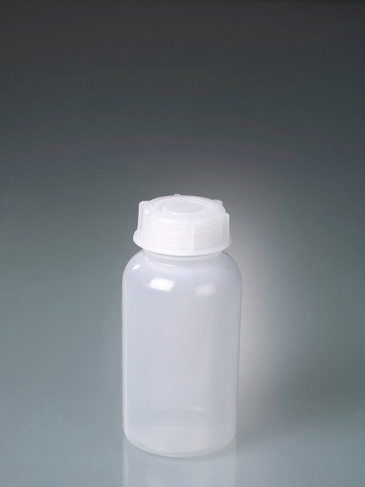 Weithalsflasche aus PP Transparent 100 ml, 96 Stück DENIOS 309690W
