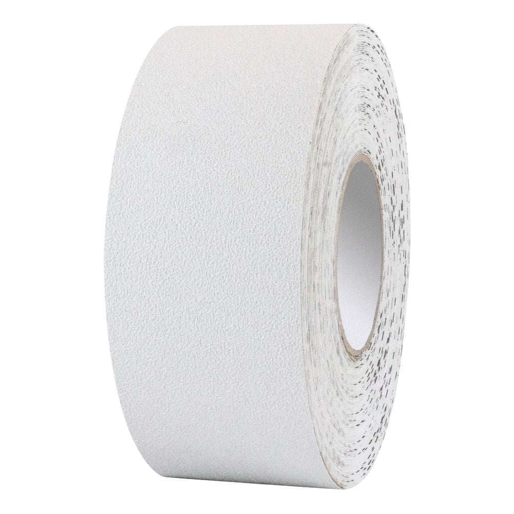 Staplergeeignetes Bodenmarkierband Moravia Weiß 50 mm 25 m Antirutsch R10 311166W